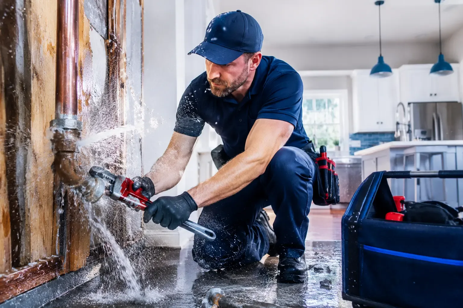 Local emergency pipe repair professionals in Tonganoxie, KS